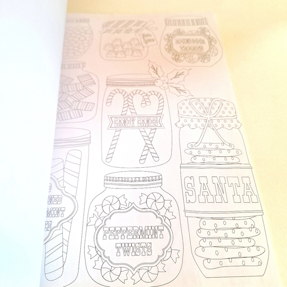 New Adult Christmas Coloring Book - Picture 3 of 5